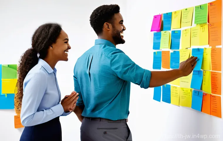 넛지 기법으로 팀 목표 달성하기 - **A vibrant and meticulously organized open-plan office in a modern building in Bangkok, bathed in n... 넛지 기법으로 팀 목표 달성하기 - **A vibrant and meticulously organized open-plan office in a modern building in Bangkok, bathed in n...